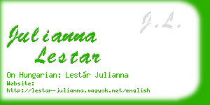 julianna lestar business card